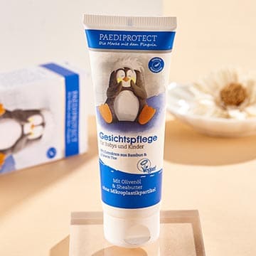 PaediProtect企鹅儿童护肤品形象图
